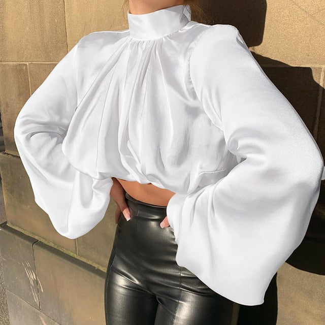 NELLY SATIN TOP