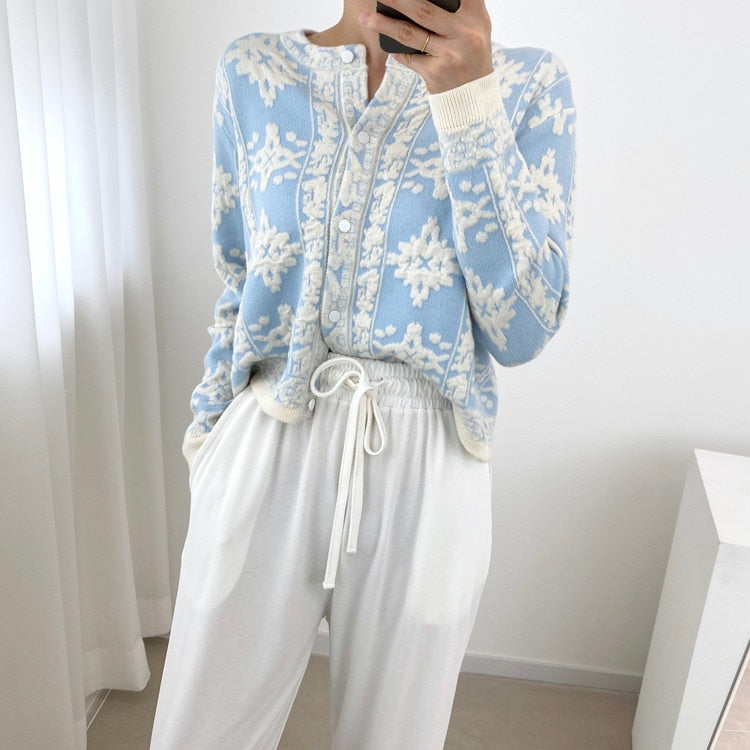 HALLIE EMBROIDERED CARDIGAN