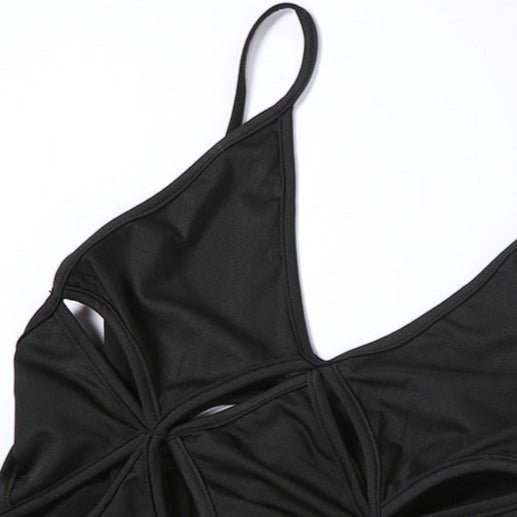 TESSA MAXI BLACK DRESS