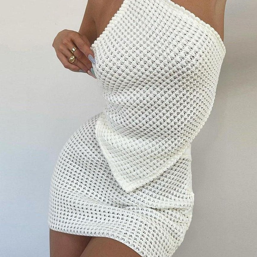 KIANA KNITTED TOP and SKIRT 2 PIECE SET