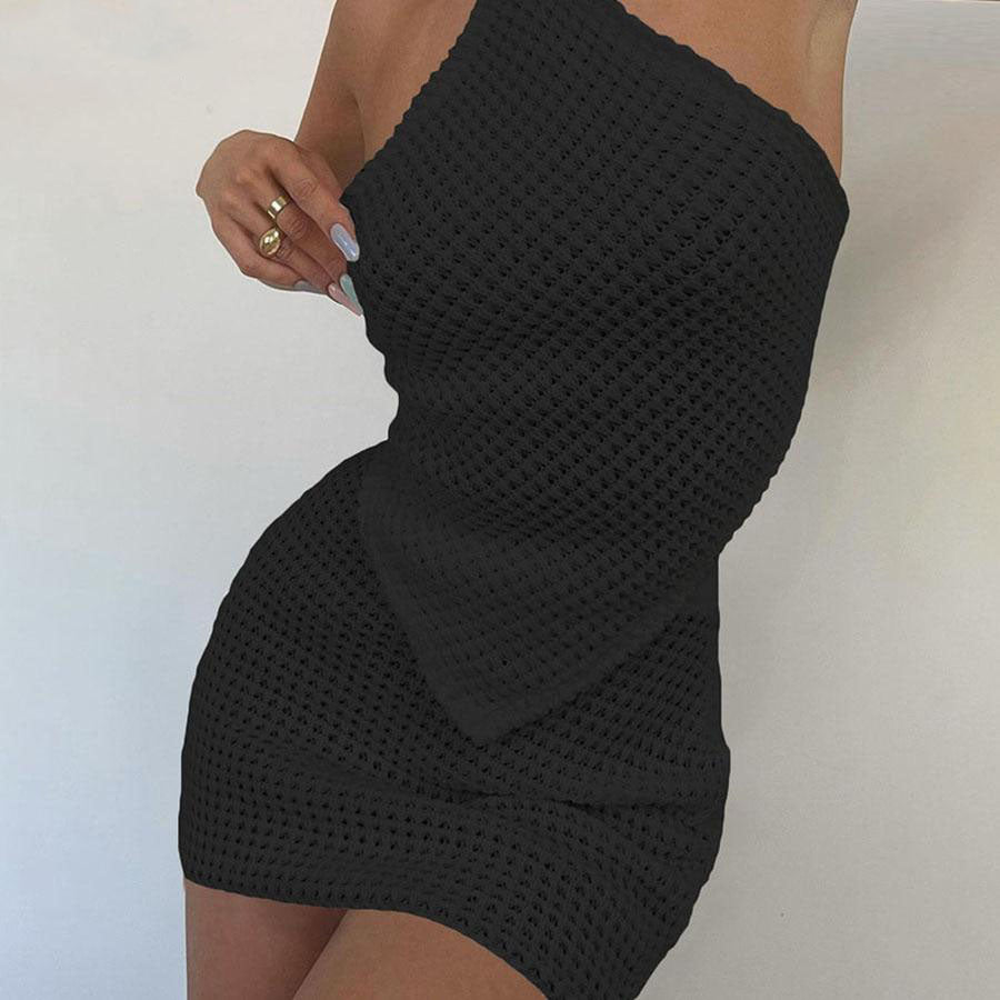 KIANA KNITTED TOP and SKIRT 2 PIECE SET