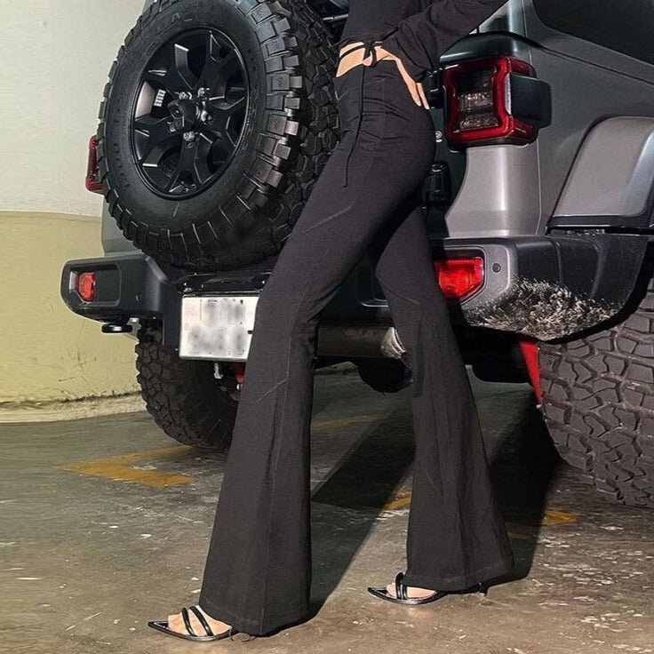 ZARIAS TOP and LACE UP PANTS 2 PIECE SET