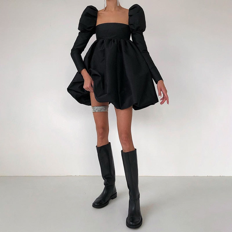 HAELEE PUFF MINI DRESS
