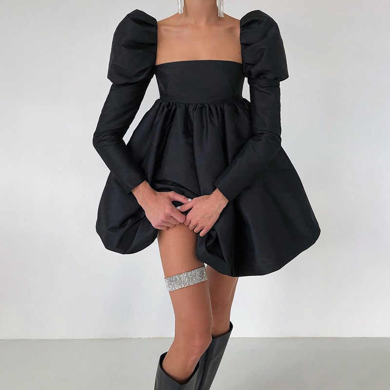 HAELEE PUFF MINI DRESS