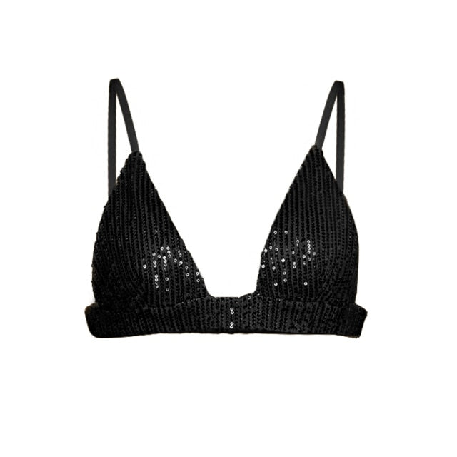 MAREN SPARKLING SHIRT PANTS and BRA 3 PIECE SET