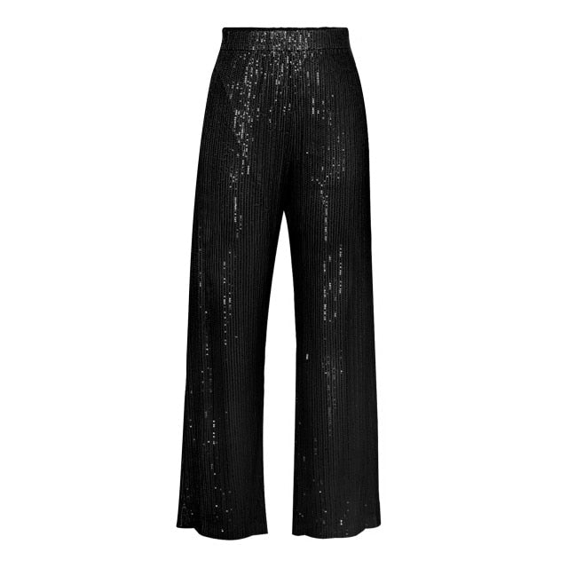 MAREN SPARKLING SHIRT PANTS and BRA 3 PIECE SET