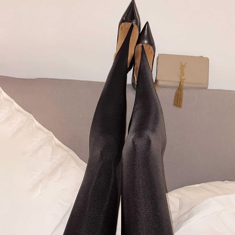 CHARLI GLITTER SKINNY PANT