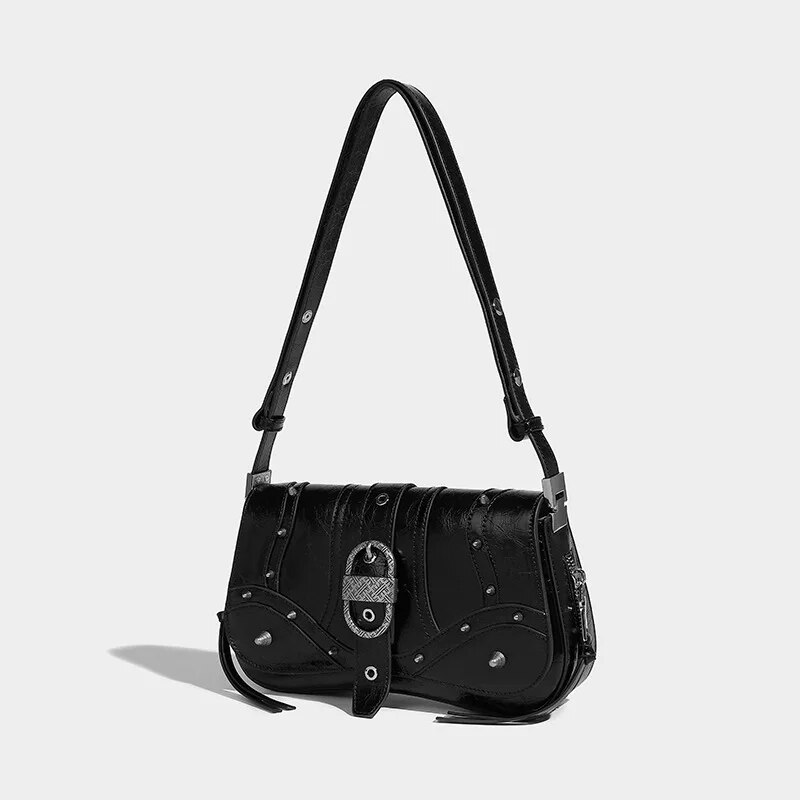 SHOULDER CROSSBODY BAG with METAL STUDS