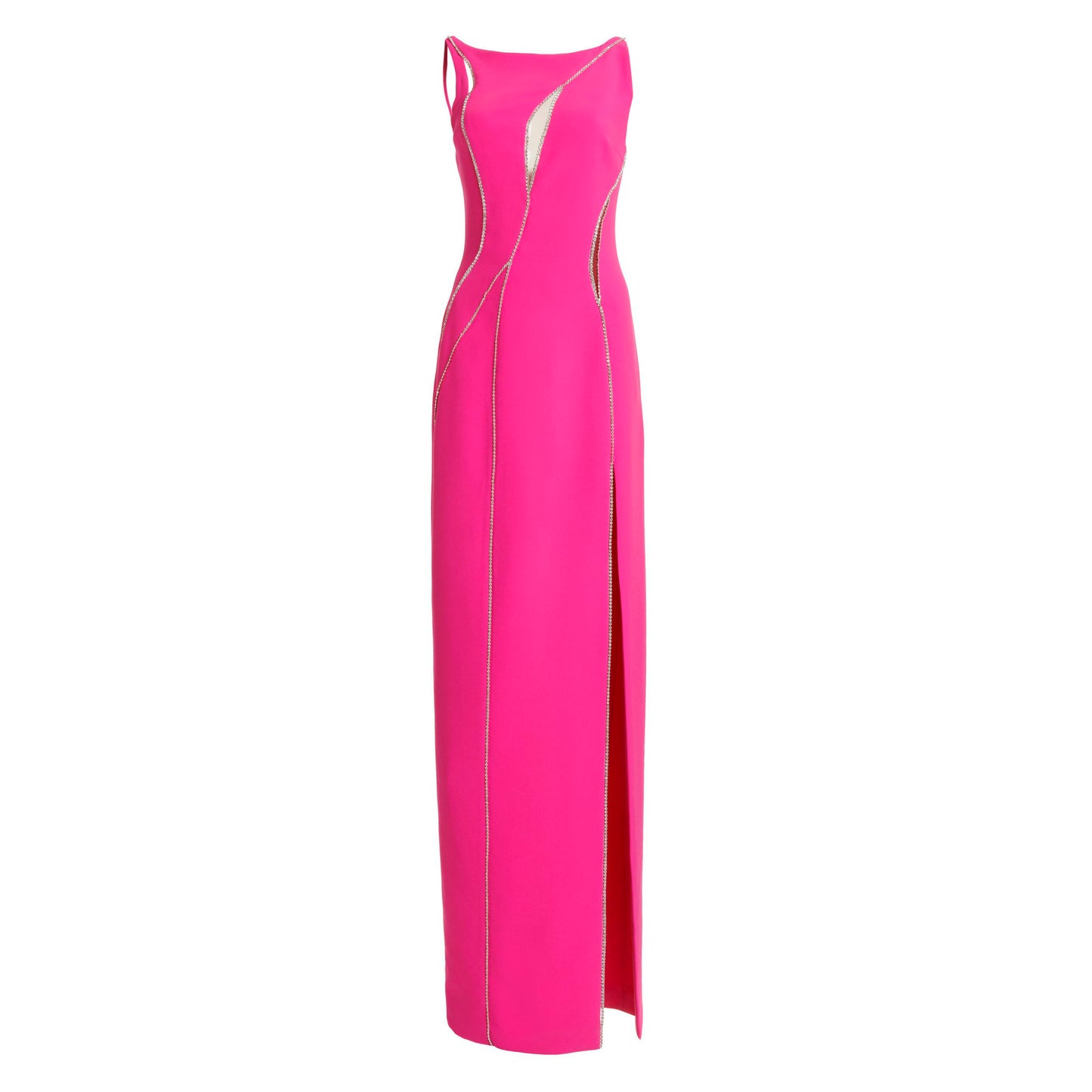 EMERSON PINK CUT OUT CRYSTALS SIDE SLIT
