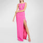 EMERSON PINK CUT OUT CRYSTALS SIDE SLIT