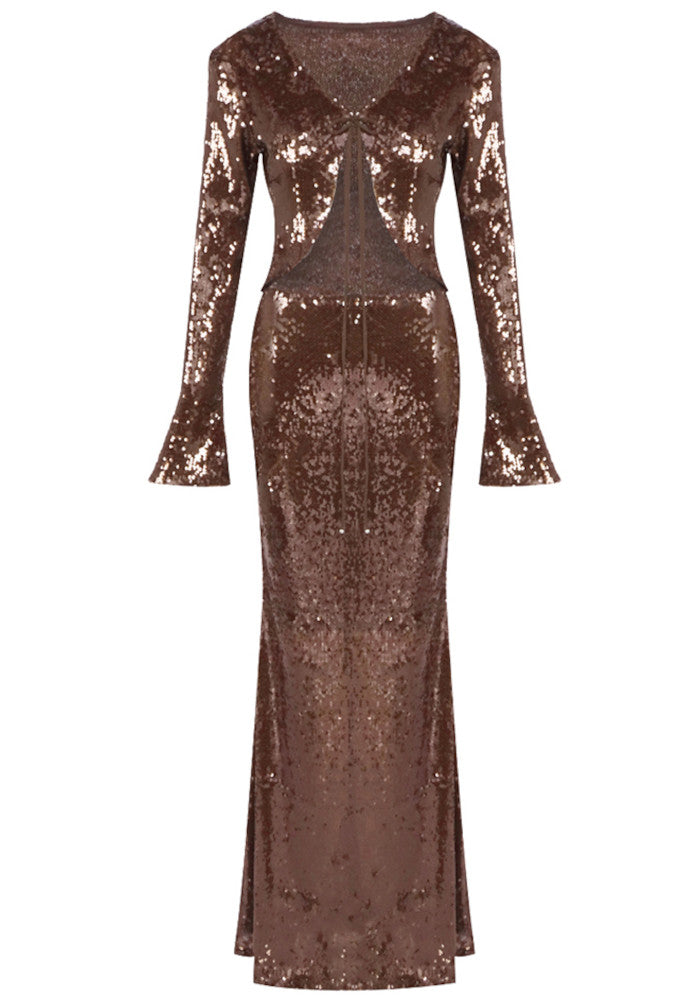NOEMI SEQUIN TWO PIECE SET