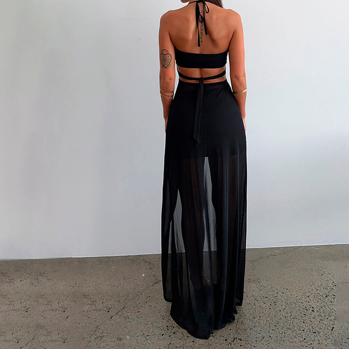 NORAH TOP with LACES and MINI SKIRT 2 PIECE SET