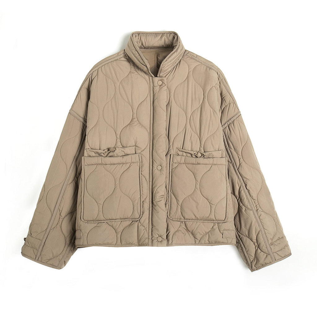 Quilted Puffer Jacket – Women’s Lightweight Winter Jacket