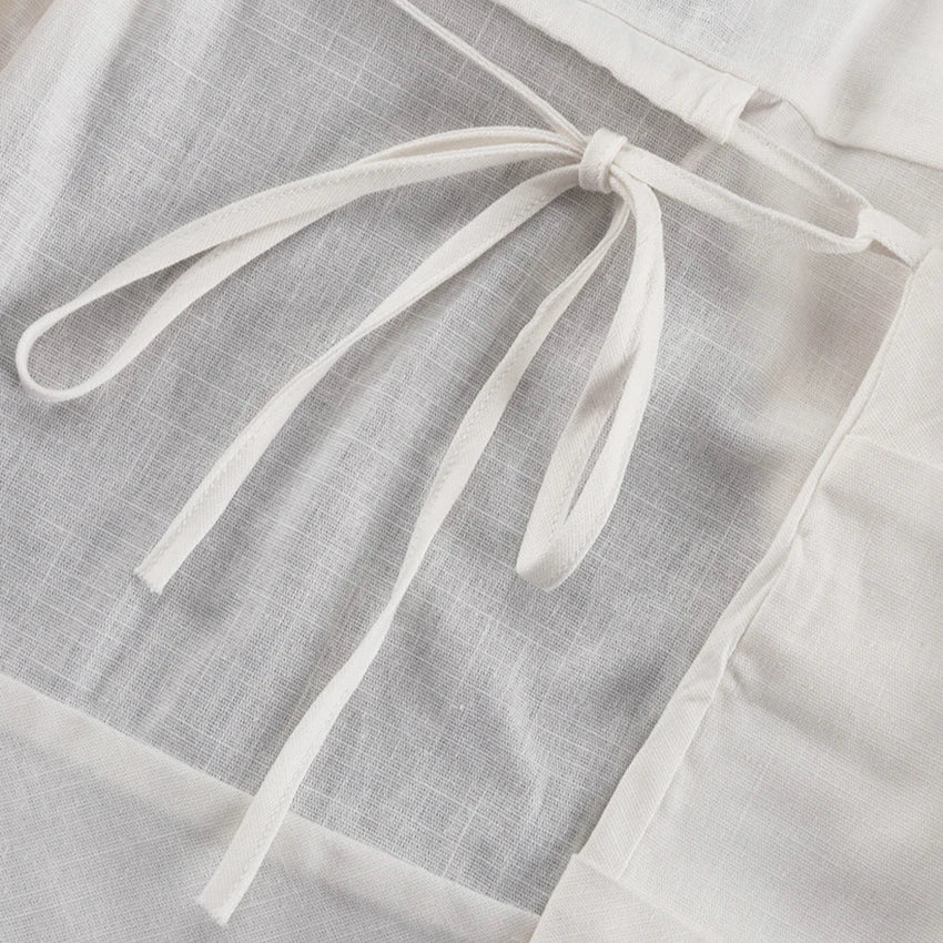 LINEN CUT OUT PANTS and SHIRT SET