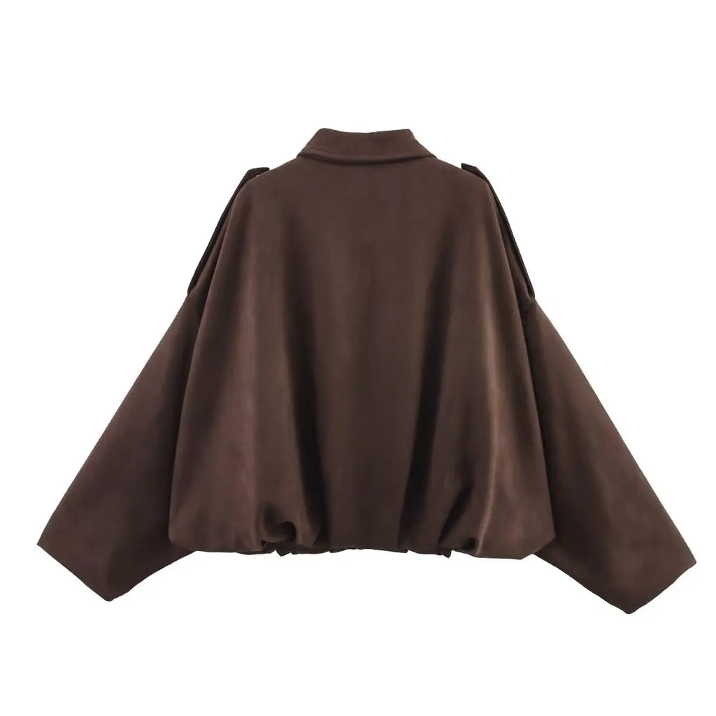 LILO SUEDE BOMBER JACKET
