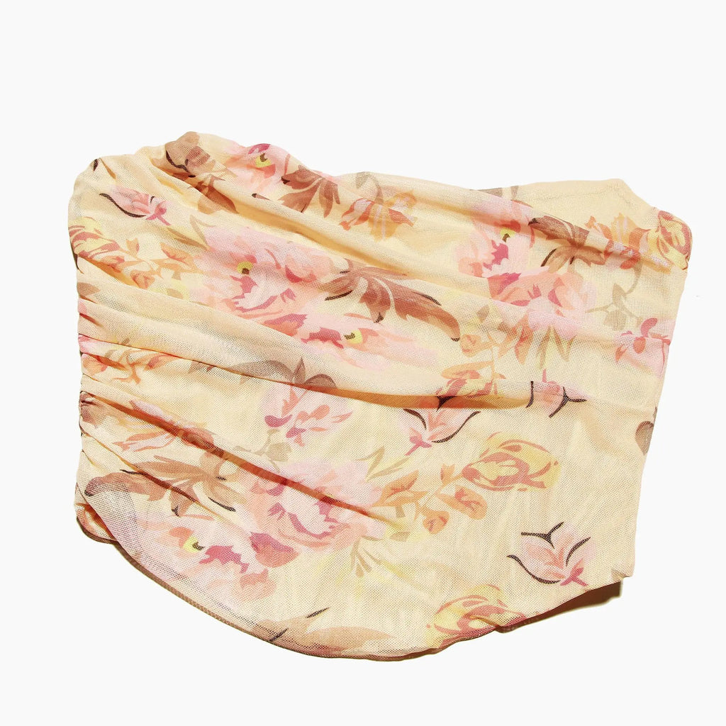 ELEGANT CORSET a MAXY SKIRT SET with SCARF