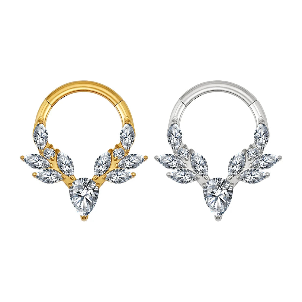 NOSE TITANIUM PIERCING RING
