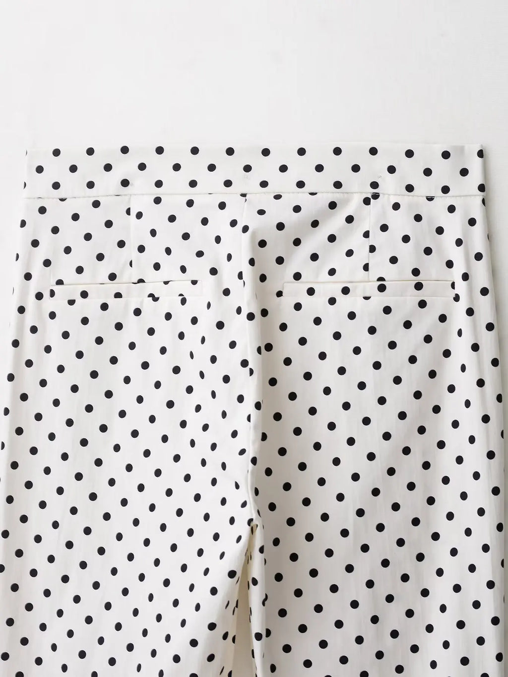 Polka Dot Two Piece Set with High Neck Jacket and Matching Pants or Shorts