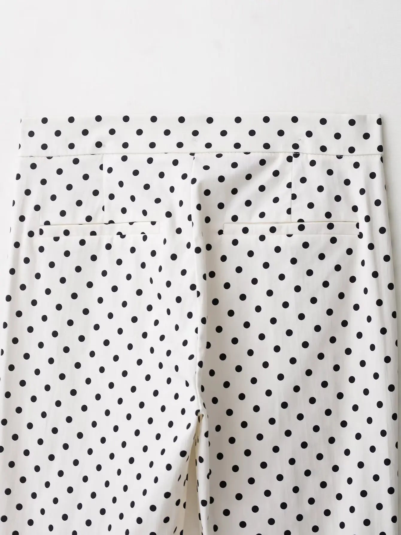Polka Dot Two Piece Set with High Neck Jacket and Matching Pants or Shorts