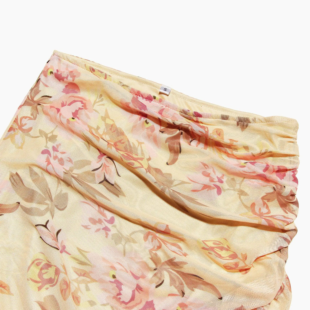 ELEGANT CORSET a MAXY SKIRT SET with SCARF