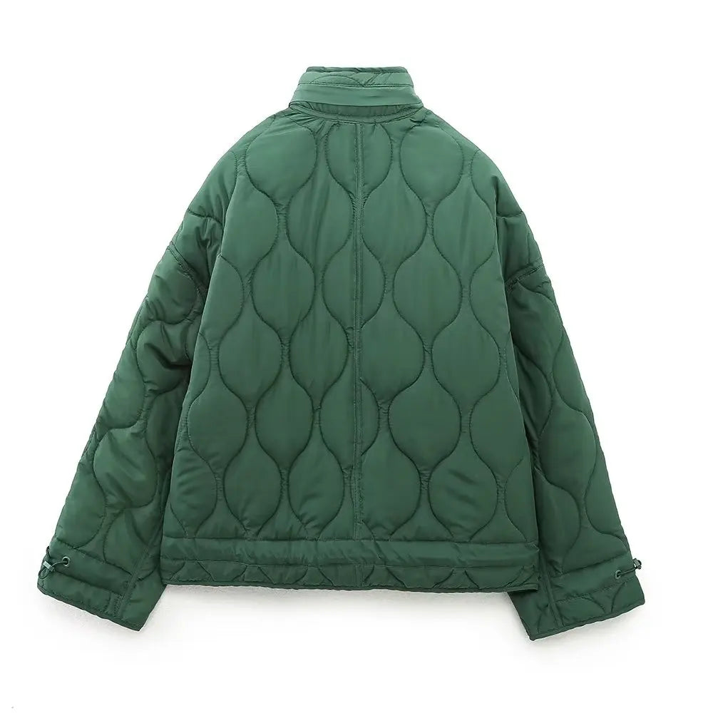 Quilted Puffer Jacket – Women’s Lightweight Winter Jacket