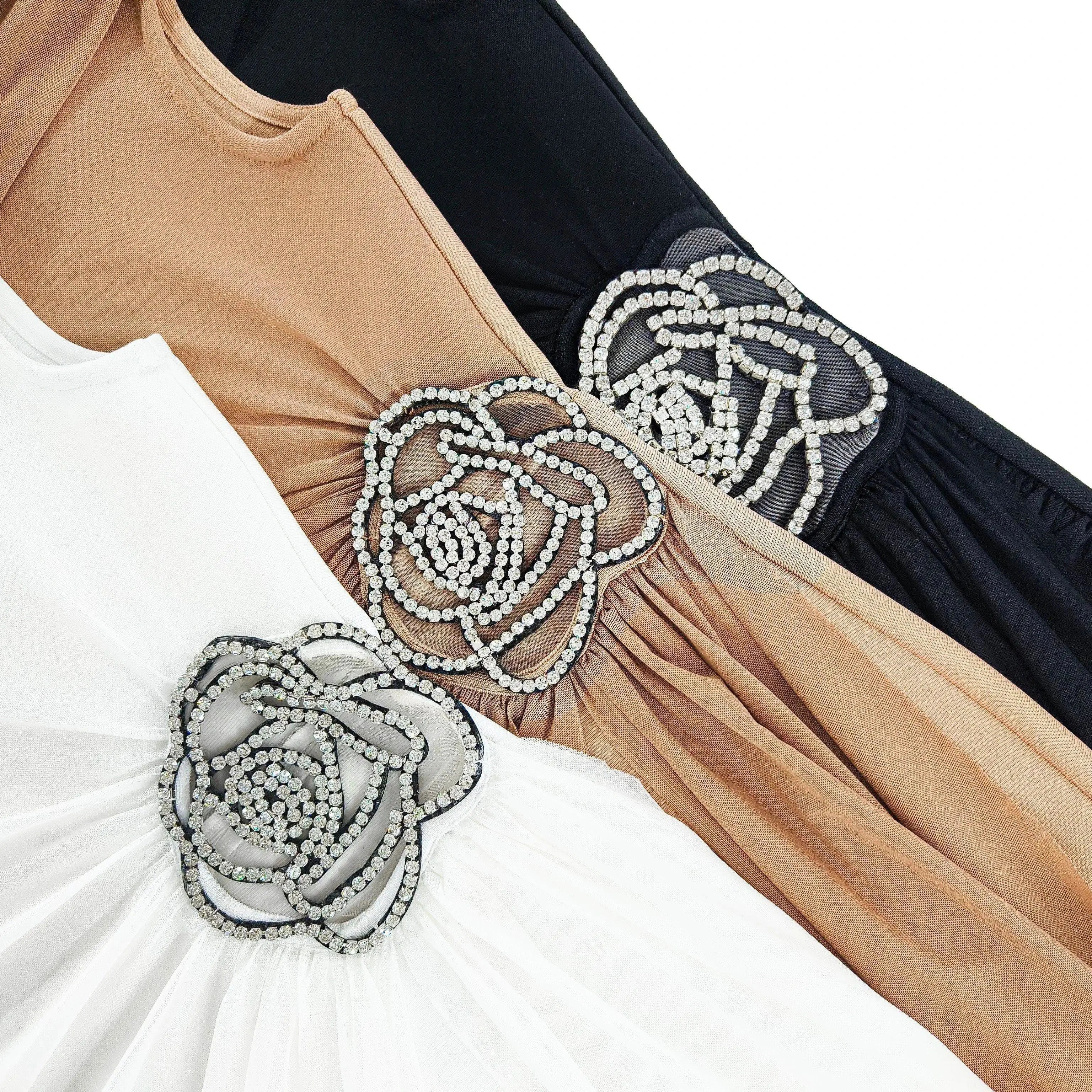 ONE SHOULDER DRAPED MINI DRESS with SIDE TRAIN