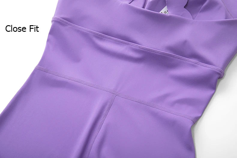 Women One Piece Gym Jumpsuit – Buttery Soft Stretch Yoga & Running Bodysuit