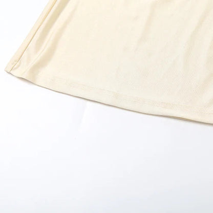 ASYMMETRICAL HOLLOW OUT TOP and HIGH WAIST PANTS 2 PIECE SET