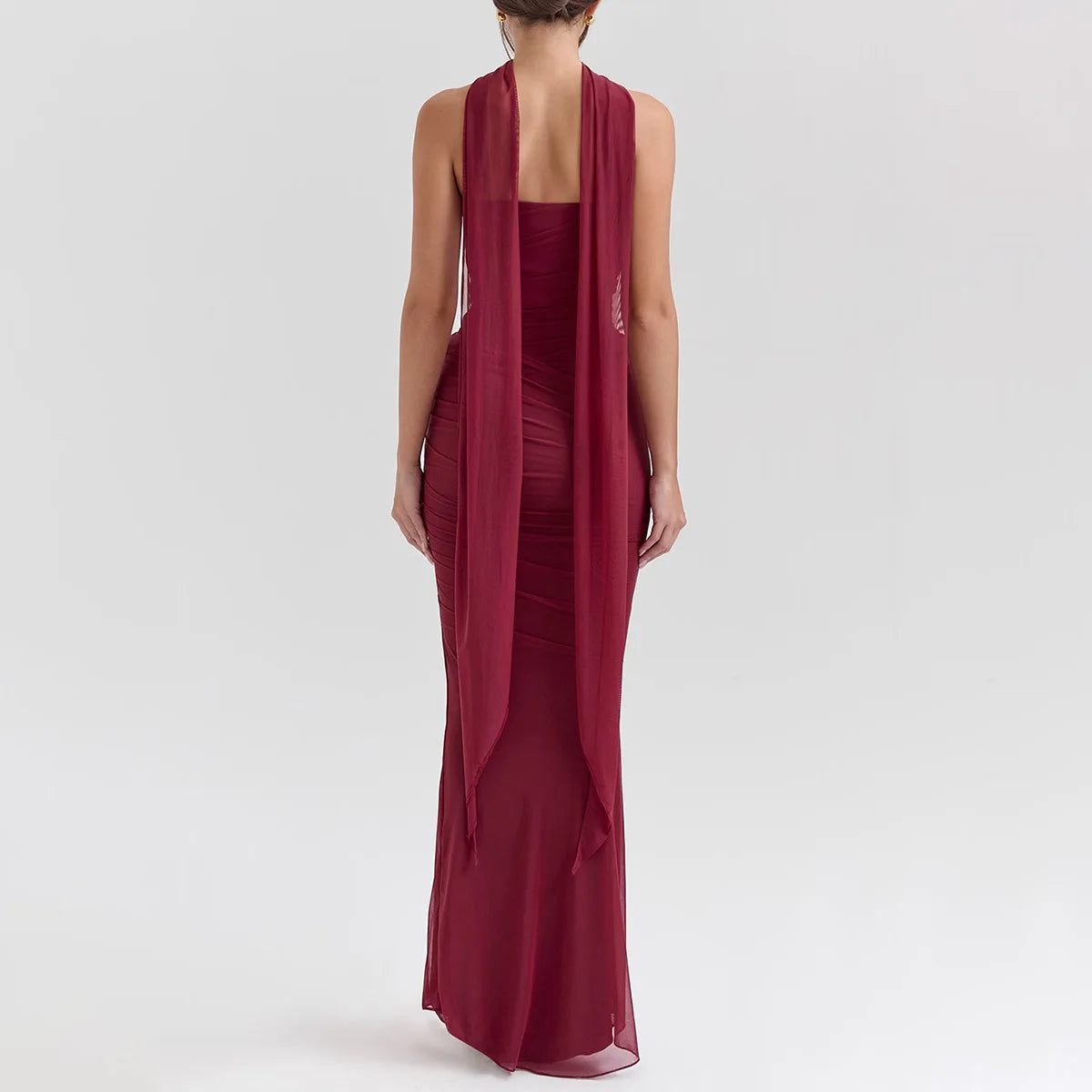 ELEGANT CORSET a MAXY SKIRT SET with SCARF