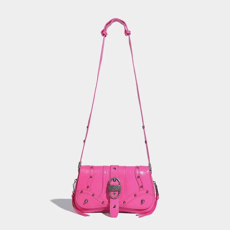 SHOULDER CROSSBODY BAG with METAL STUDS