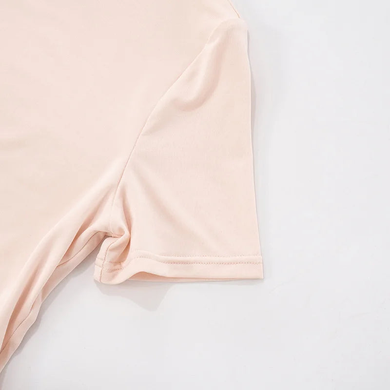 Hollow Out Short Sleeve Ruched High Waist Sexy Mini Dress
