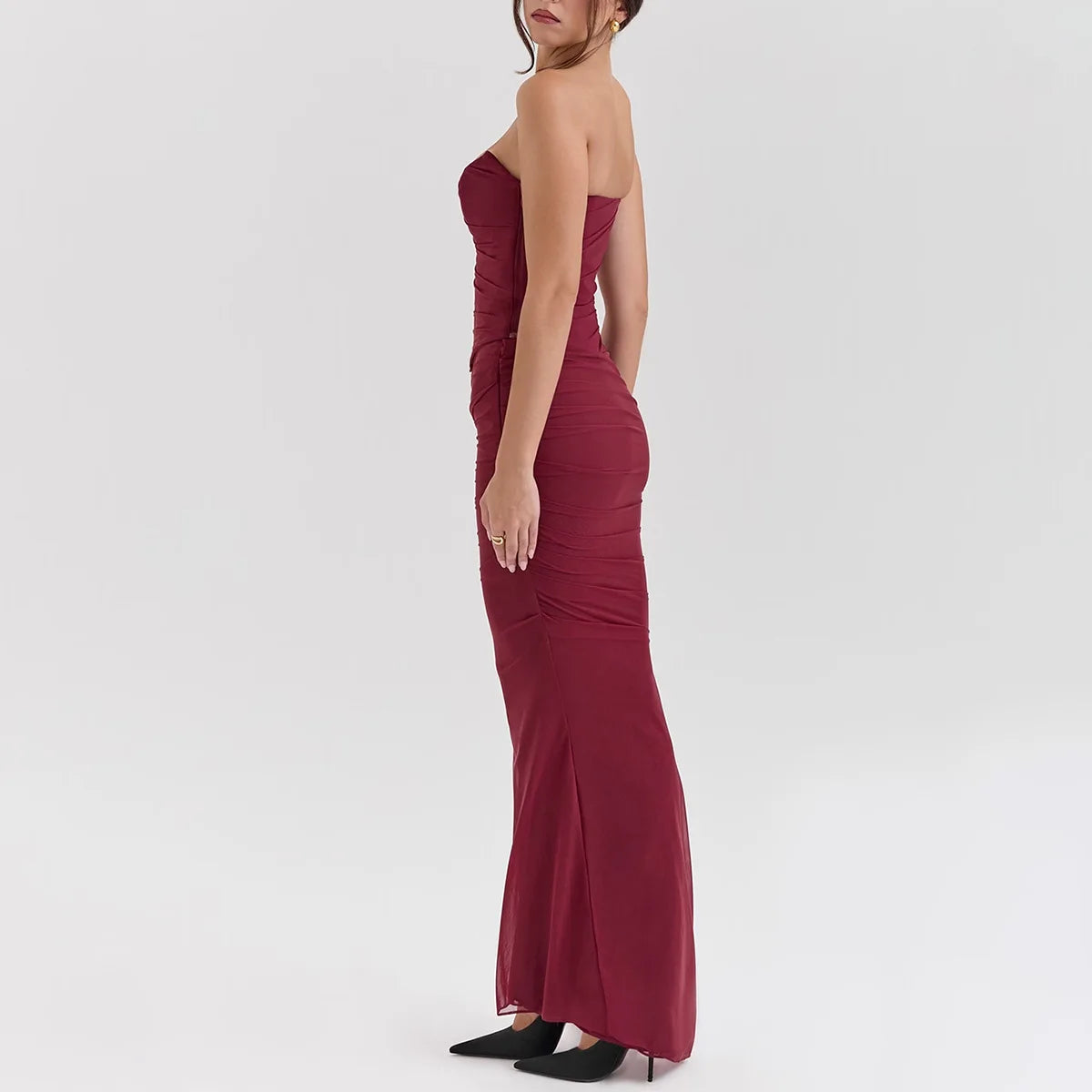 ELEGANT CORSET a MAXY SKIRT SET with SCARF