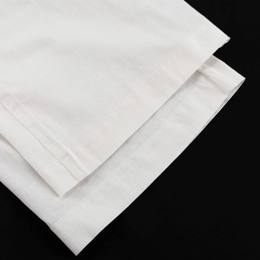 LINEN CUT OUT PANTS and SHIRT SET
