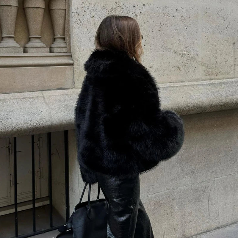 SAMONA FAUX FUR COAT