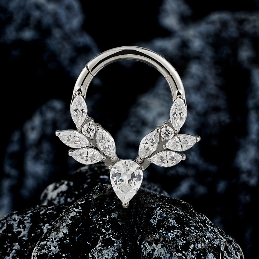NOSE TITANIUM PIERCING RING