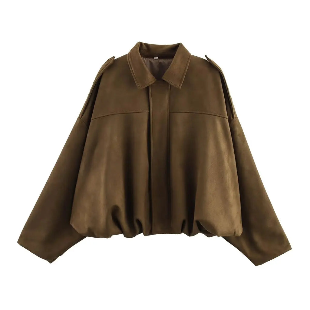 LILO SUEDE BOMBER JACKET