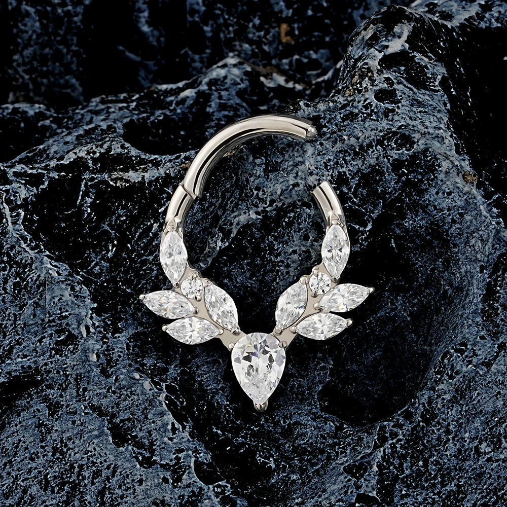 NOSE TITANIUM PIERCING RING