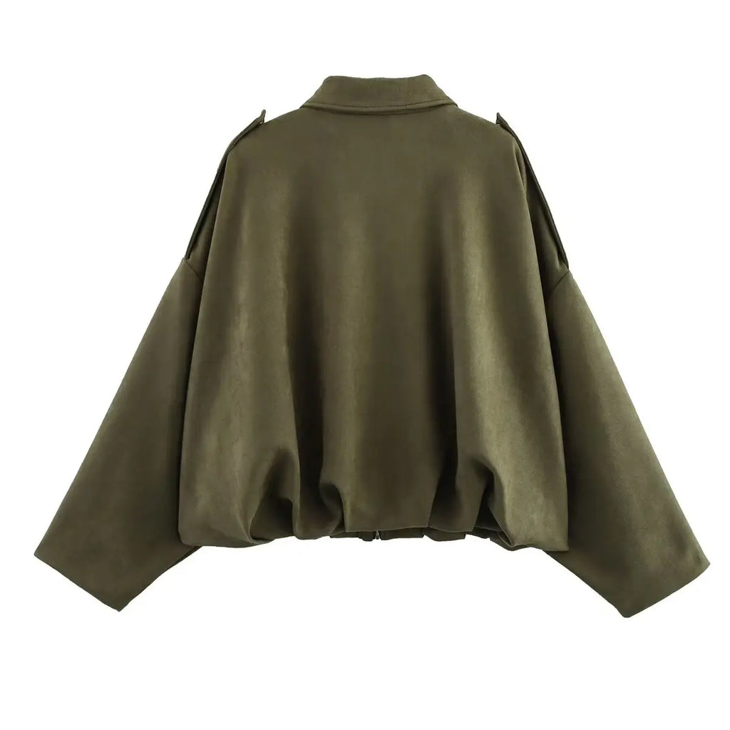 LILO SUEDE BOMBER JACKET