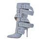 POINTED HEELED BOOTS decorated with BELTS