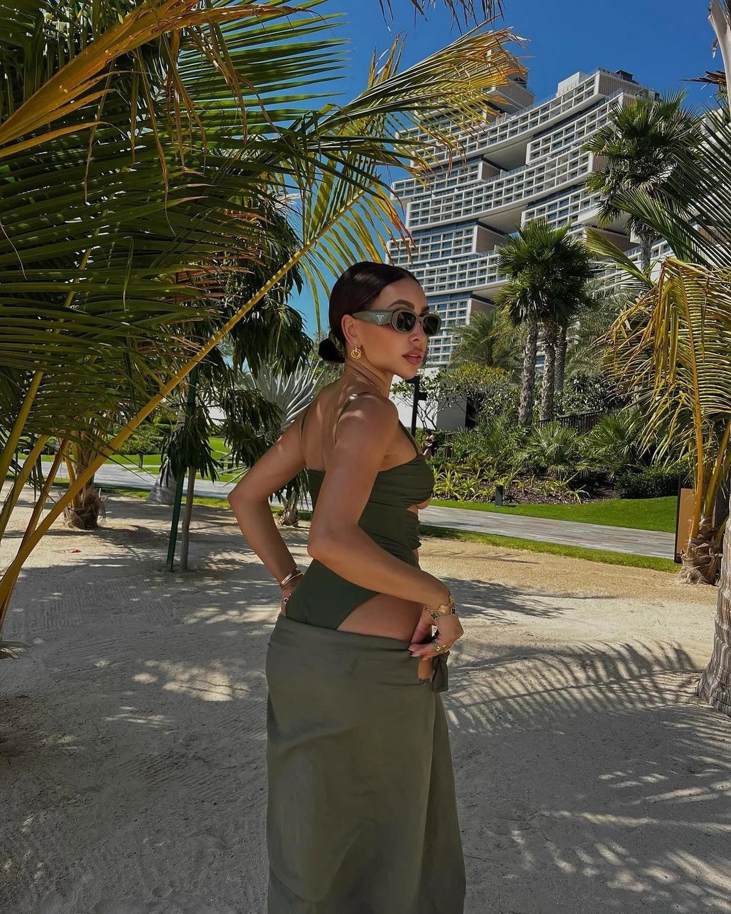 Cut Out One Piece Swimsuit for Women – Ring Detail Monokini Bathing Suit