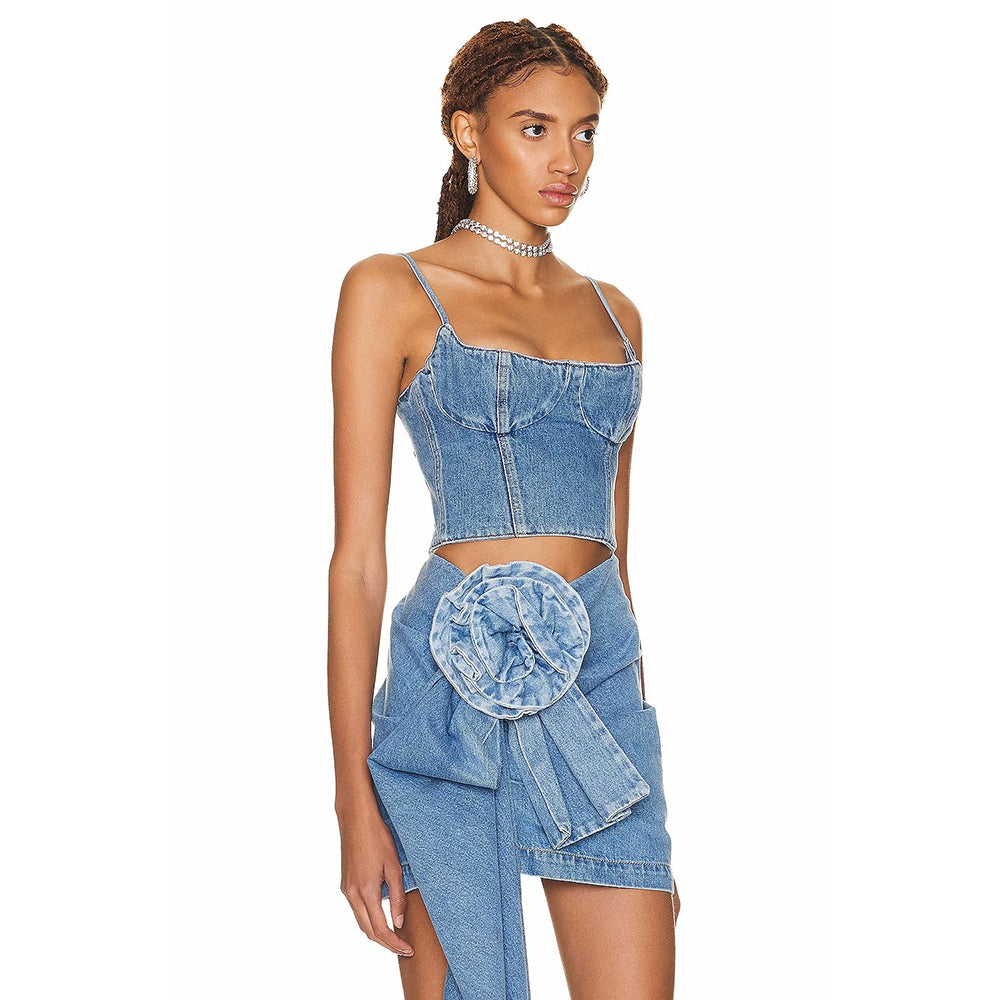 AMINA ZIPPER TANK TOP