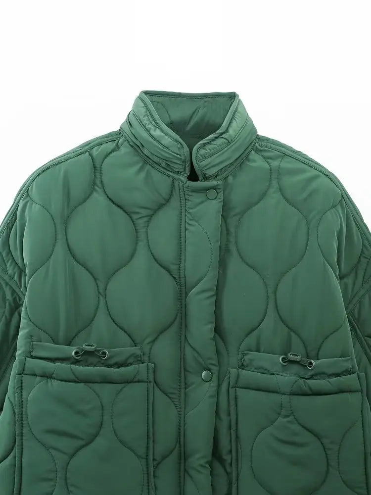 Quilted Puffer Jacket – Women’s Lightweight Winter Jacket