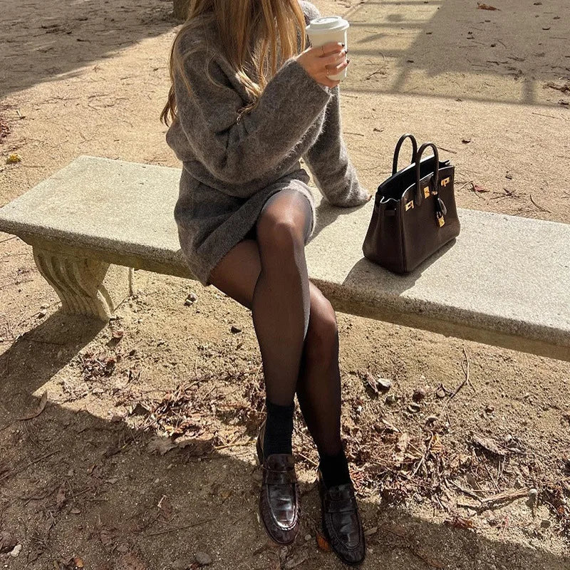 WOOL HALF SLEEVE TOP and SKIRT