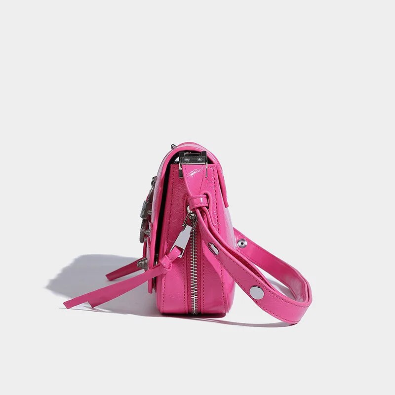 SHOULDER CROSSBODY BAG with METAL STUDS