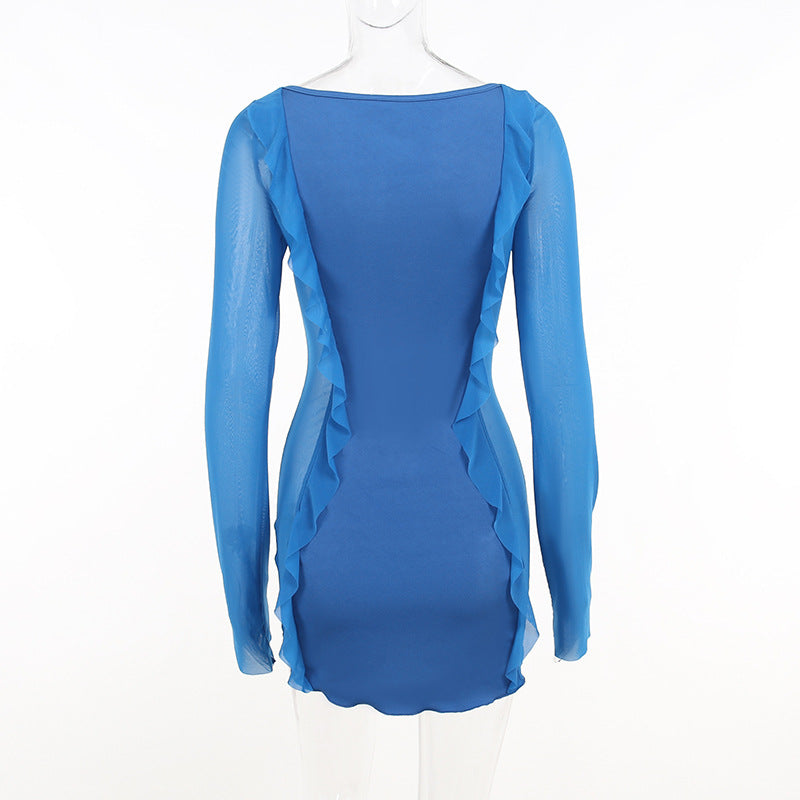 THALIA LONG SLEEVE MINI DRESS