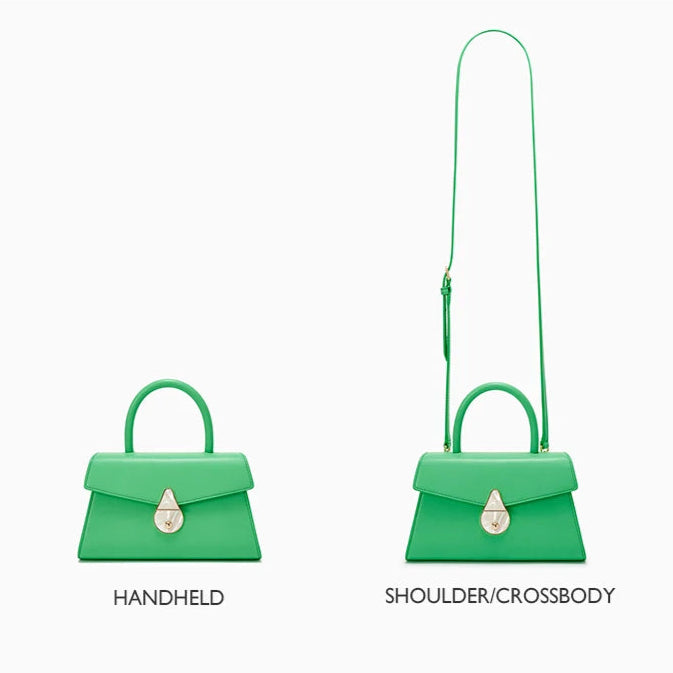 Green ans Pink Top-Handle Bags