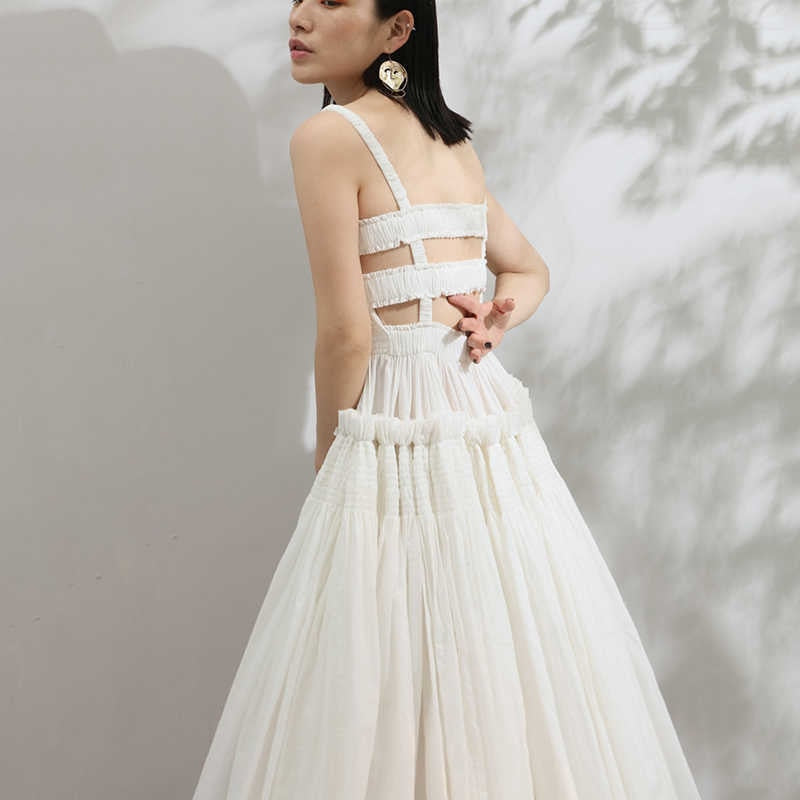 ADA PUFF BACKLESS MAXI DRESS