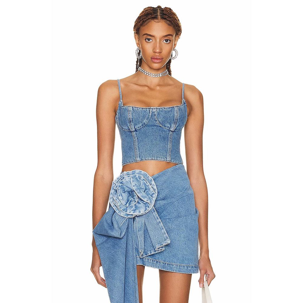 AMINA ZIPPER TANK TOP