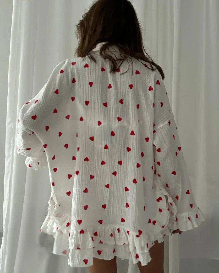 BRIGITTE THREE PIECE PAJAMAS