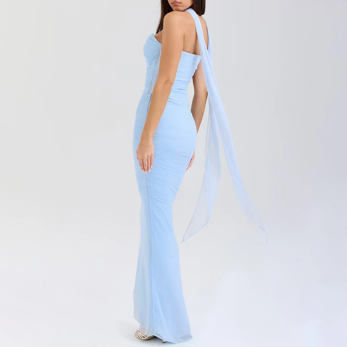 ELEGANT CORSET a MAXY SKIRT SET with SCARF